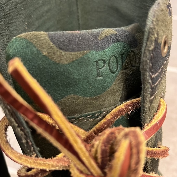 Polo Ralph Lauren Country Ranger boots camo camouflage mens size 12 - Picture 8 of 16